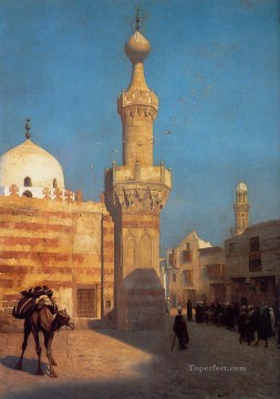  Cairo Pintura al %C3%B3leo - Vista de El Cairo sin fecha árabe Jean Leon Gerome